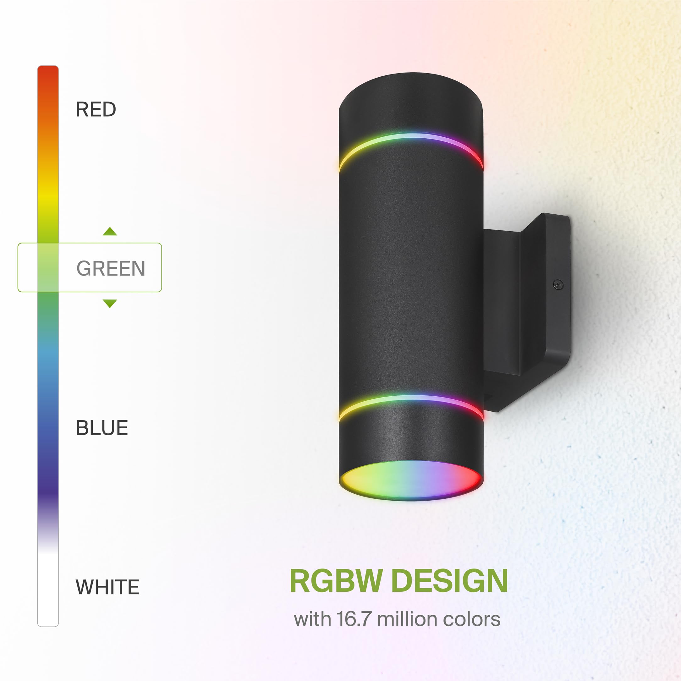あずページ Amazon.com: ASD 2 Light Smart RGBW LED Indoor & Outdoor Wall