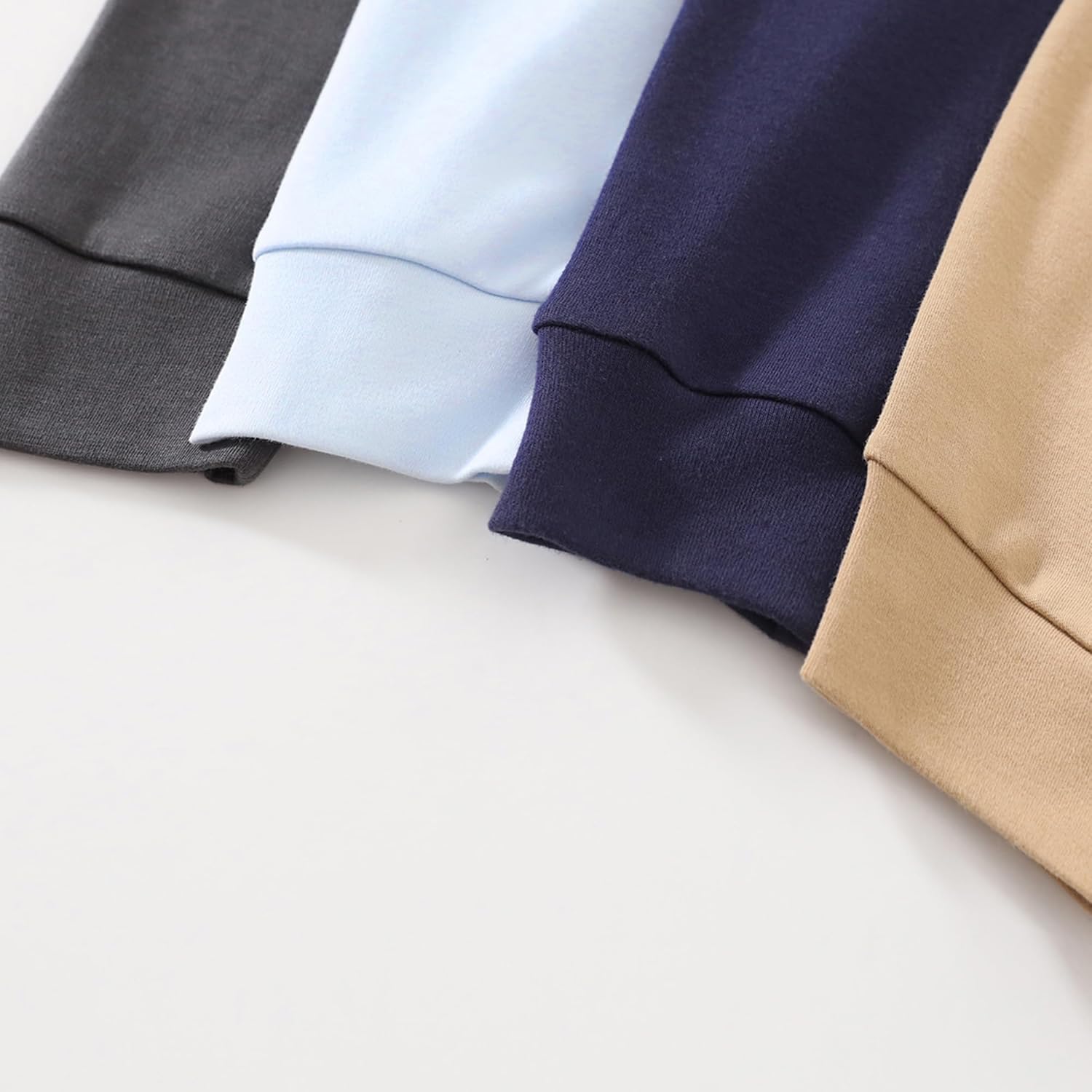 Toddler Boys Cotton Pants, 4-Pack Sweatpants Joggers for 2-6 Years - Image 4