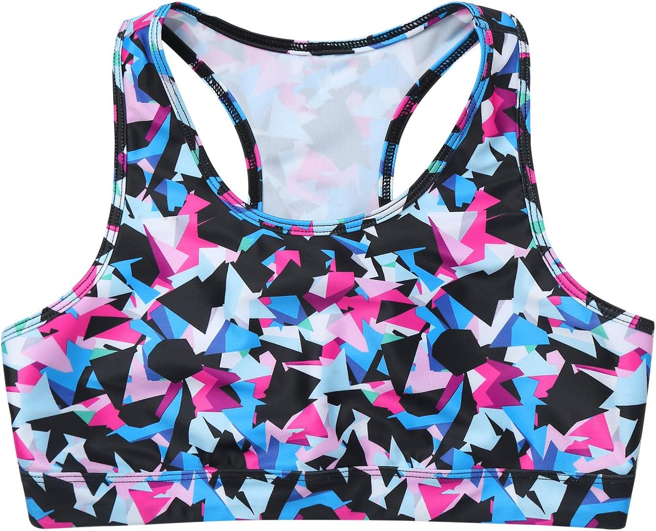 Kaerm Kid Girls Criss Cross Sport Training Bra Top Racerback Gymnastic Athletic Performance Crop Top