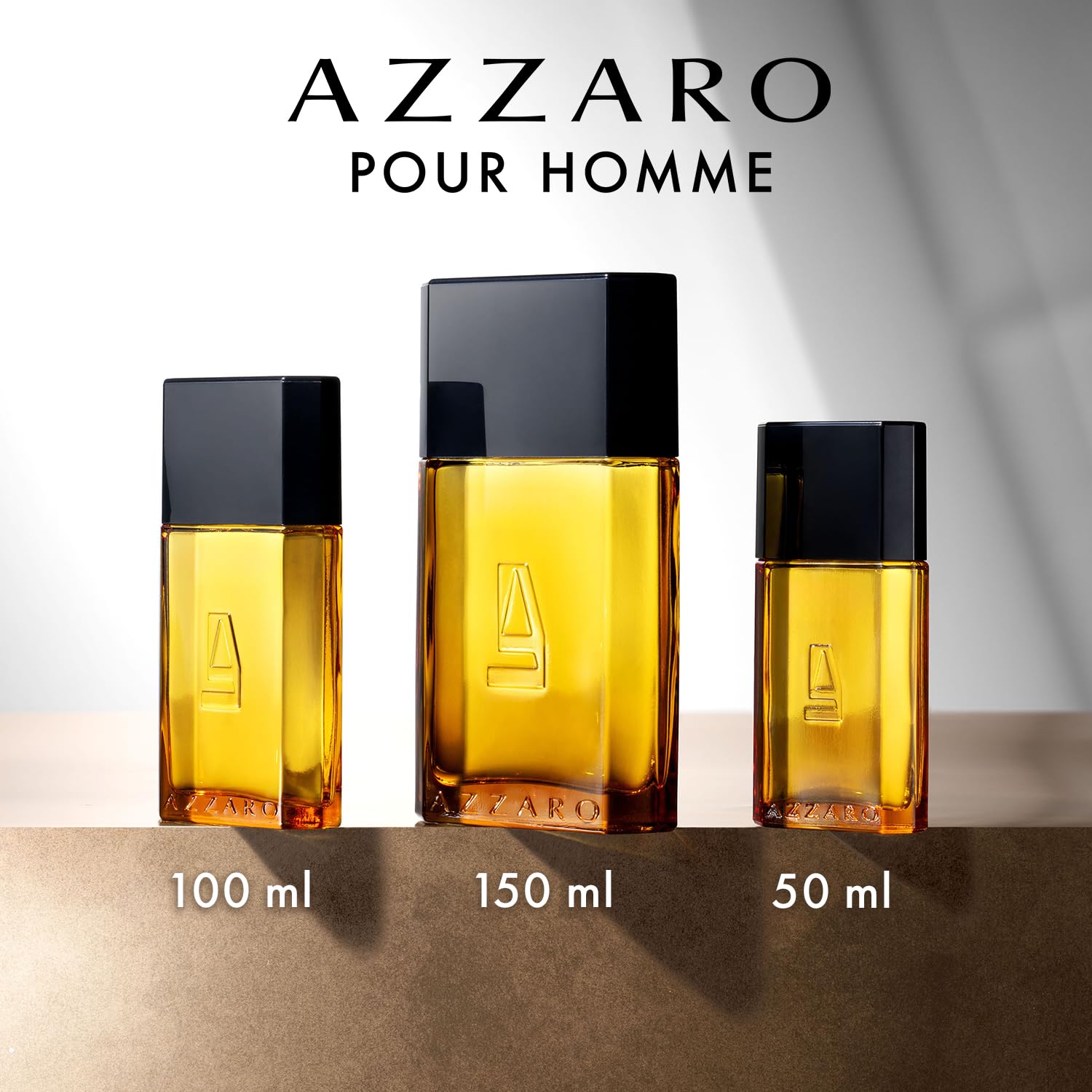AZZARO Pour Homme - Eau De Toilette Homme - Fougère Aromatique Boisée - Patchouli, Vétiver & Santal - Tenue Longue Durée - Spray Vaporisateur