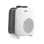 Orient Electric Glint Room Heater for Home | Dual Heating Mode (1000/2000 Watts) | Overheat Protection | Dual Placement | 5 Level Safety Protection | Electric Fan Heater for Winter | Pack of 1 – White