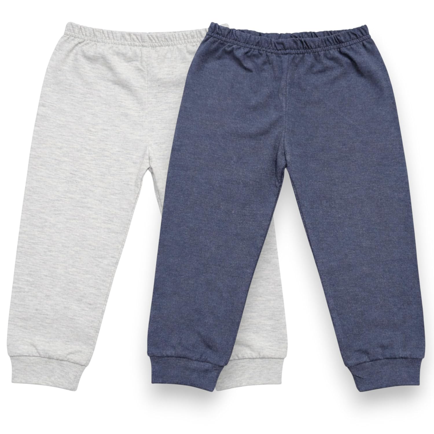 HuggleBug Cotton Hosiery Joggers | Trackpants for Kids Pack of 2 with Ribbed Cuffs | Boys & Girls Joggers Solid Colors | S... - Review, Price and Buying Guide