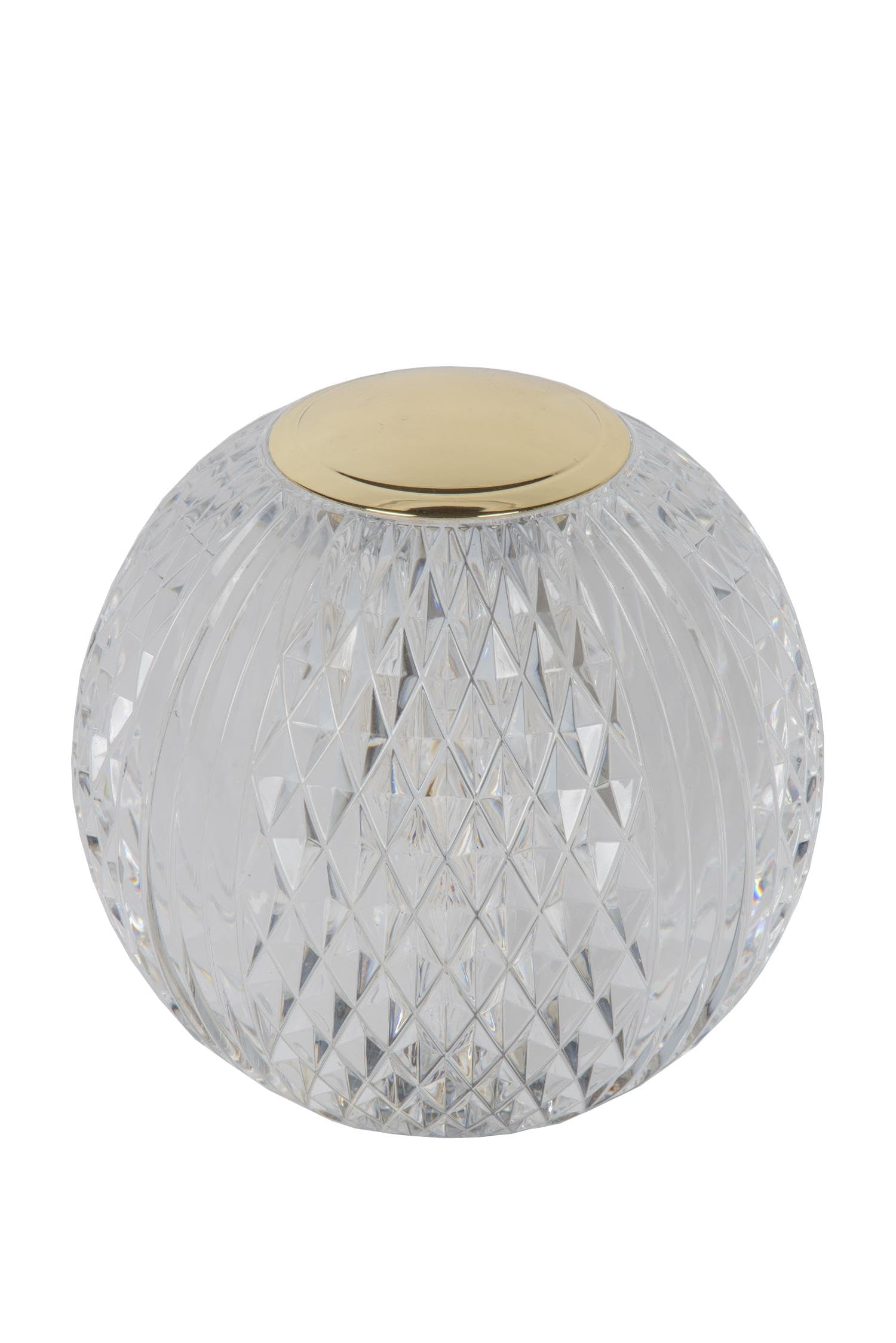 LUCIDE CINTRA - wiederaufladbare Tischlampe - Akku/Batterie - Ø 11 cm - LED 3 StepDim - 1x2W 2700K - Transparent