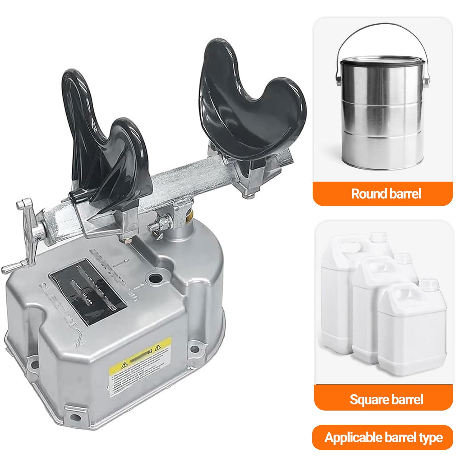 Agitador de pintura neumático de 1 a 5 litros de capacidad, abrazadera ajustable, 0-500 rpm, 15 min/cubeta mezclador para mezcla de pintura