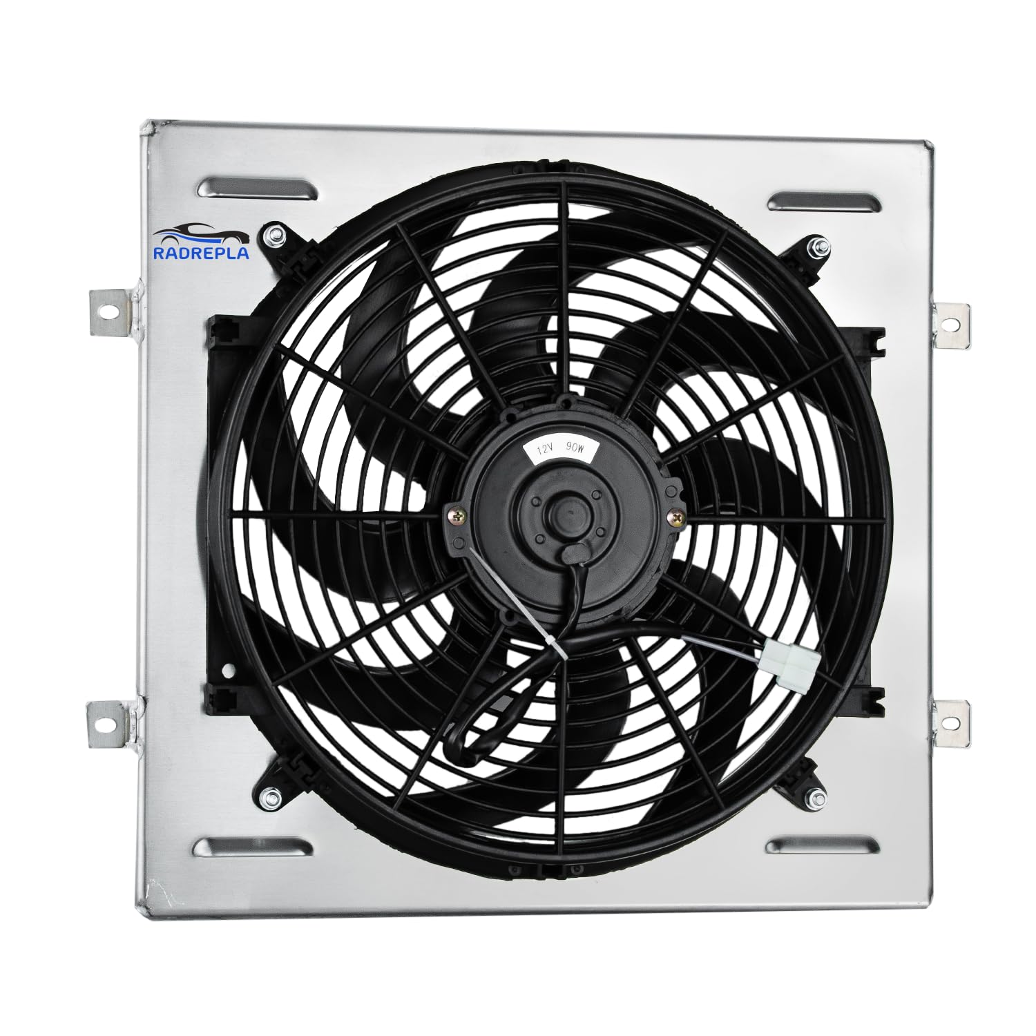 RADREPLA CU251 for 1960-1966 Ford Mustang Falcon Ranchero Econoline Comet for 1961-1965 Mercury Comet Electric at/MT 1 X 14 Radiator Fan Shroud Kit