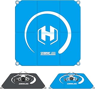 STARTRC Drone Landing Pad, Universal Waterproof Portable Fast-Foldable Helipad for Mini 5 Pro/4/3/2 SE/4K/DJI Neo/Flip/Mavic 3/RC Quadcopters (22-inch/55cm)