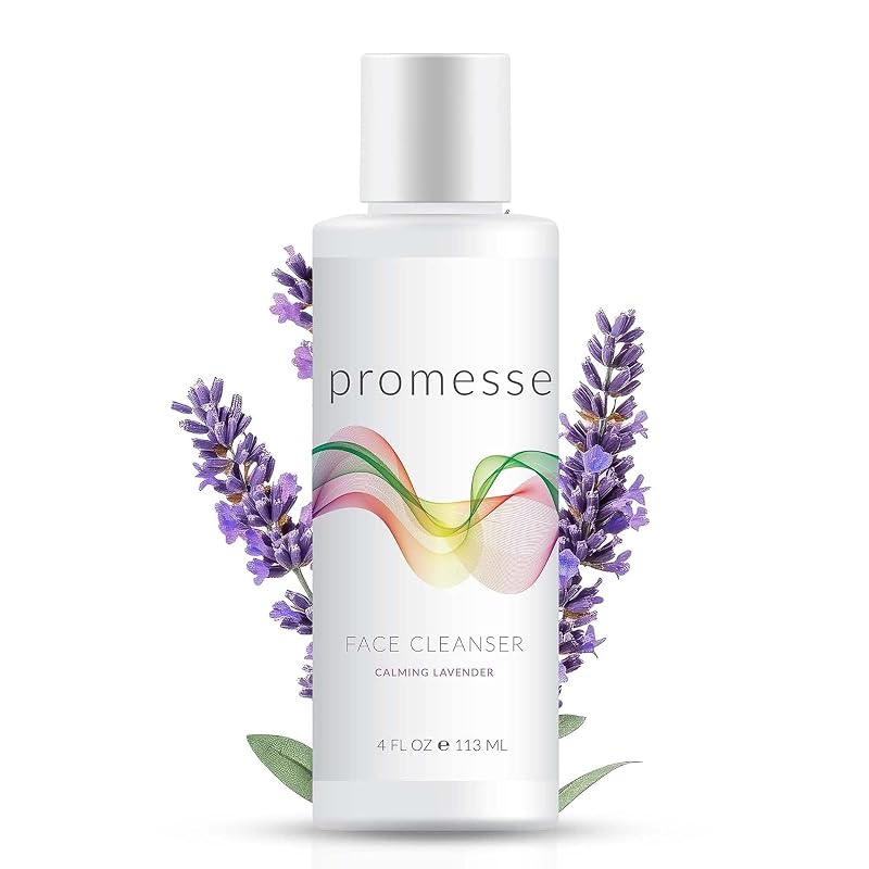 promesse Limpador facial esfoliante com ácido salicílico e lavanda, 120 mL