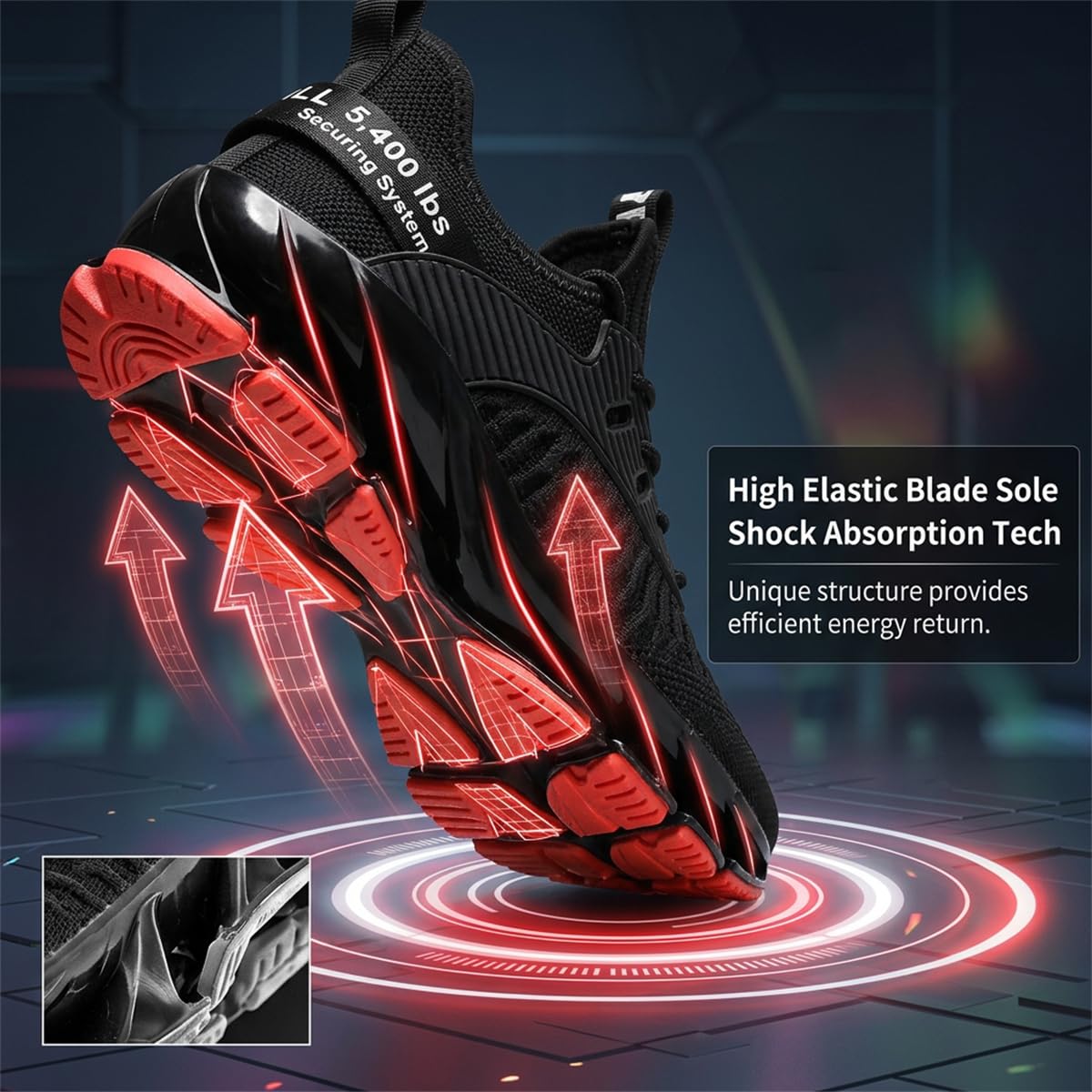 Hombre Mujer Zapatillas de Deportivas Ligero Transpirables Running Gimnasio Fitness Atlético Casual Sneakers Multicolor EU 36-46