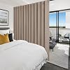Hiasan Blackout Patio Sliding Door Curtain Extra Wide Thermal Insulated Blind Privacy Room Divider Curtain with Back Tab & Rod Pocket for Bedroom Partition Glass Door 100 x 84 Inches, Camel