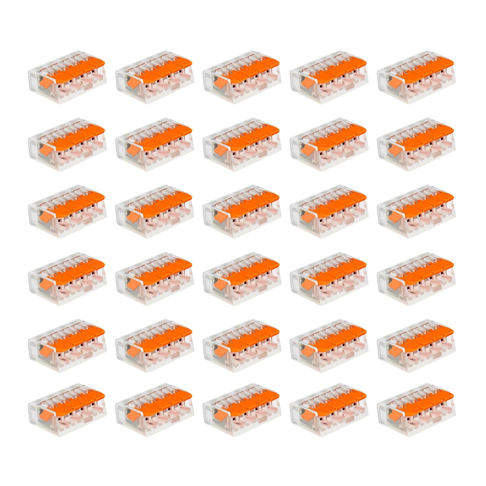 30 pezzi di connettori rapidi universali, terminali a innesto, for cavi apparecchiature elettriche(30PCS JT-414)