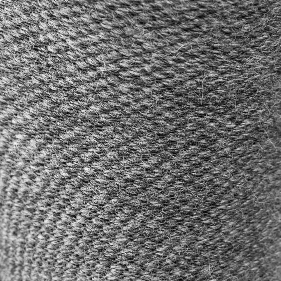 KARU Alpaca Ankle Socks for Men and Women - Moisture Wicking and Temperature Regulating Baby Alpaca - Large, Grey
