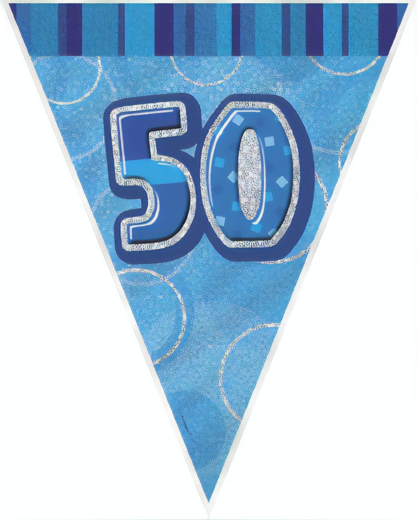 Unique Party 92068 - 9ft Foil Glitz Pink Happy 80th Birthday Banner — view 29