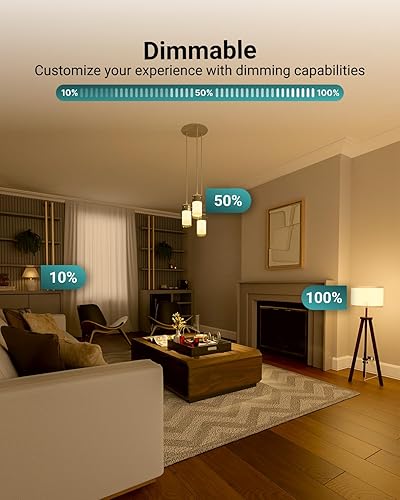 Miniatura 10 de Sunco Lighting Paquete de 4 bombillas LED GU24 de 2 clavijas A19, luz diurna de 5000 K, equivalente a 9 W a 60 W, CFL de repuesto 800 LM, súper