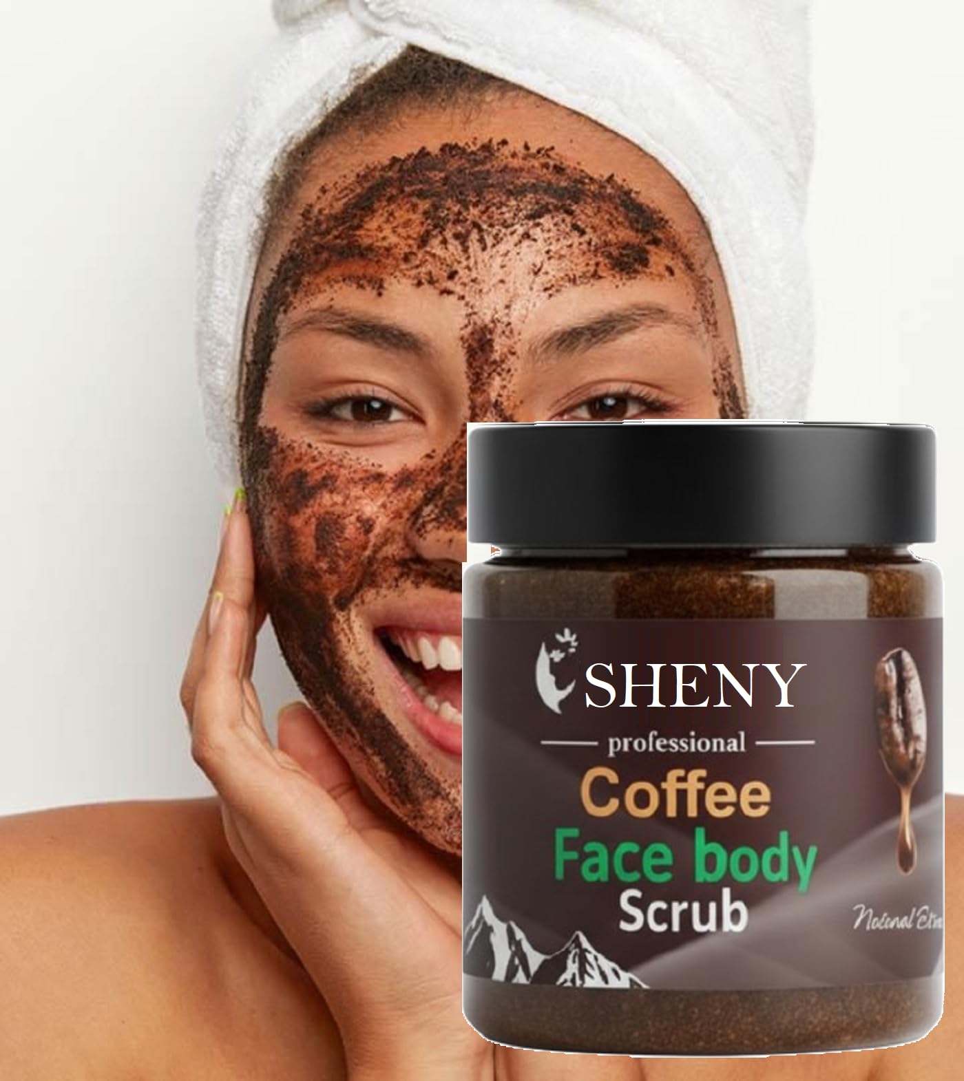Natural Coffee Exfoliator for Face and Body Skin Care-picture-28