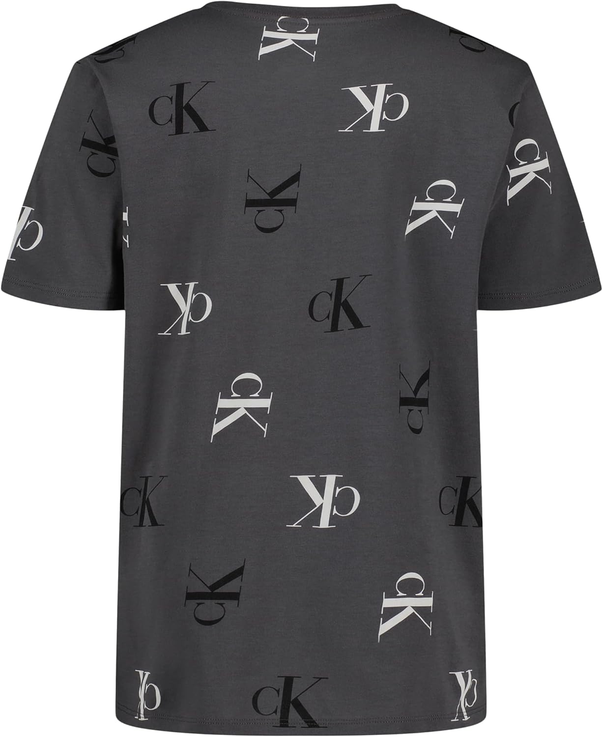 Calvin Klein Boys Short Sleeve Fashion Print Crew Neck T-Shirt, Comfortable, Relaxed Fit - Image 3