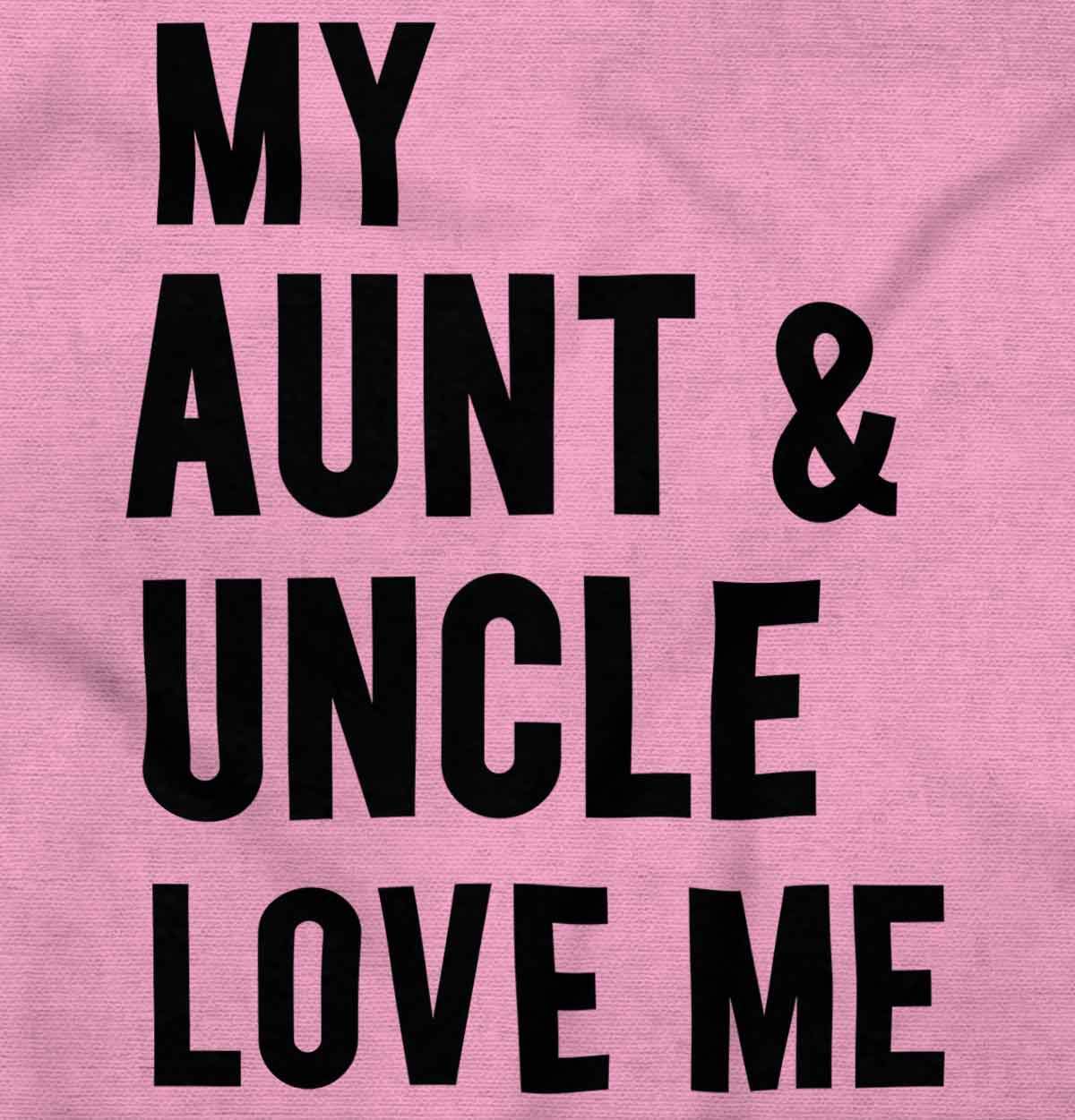 Brisco Brands Auntie Uncle Present Loved Niece Cute Baby Romper Boys or Girls
