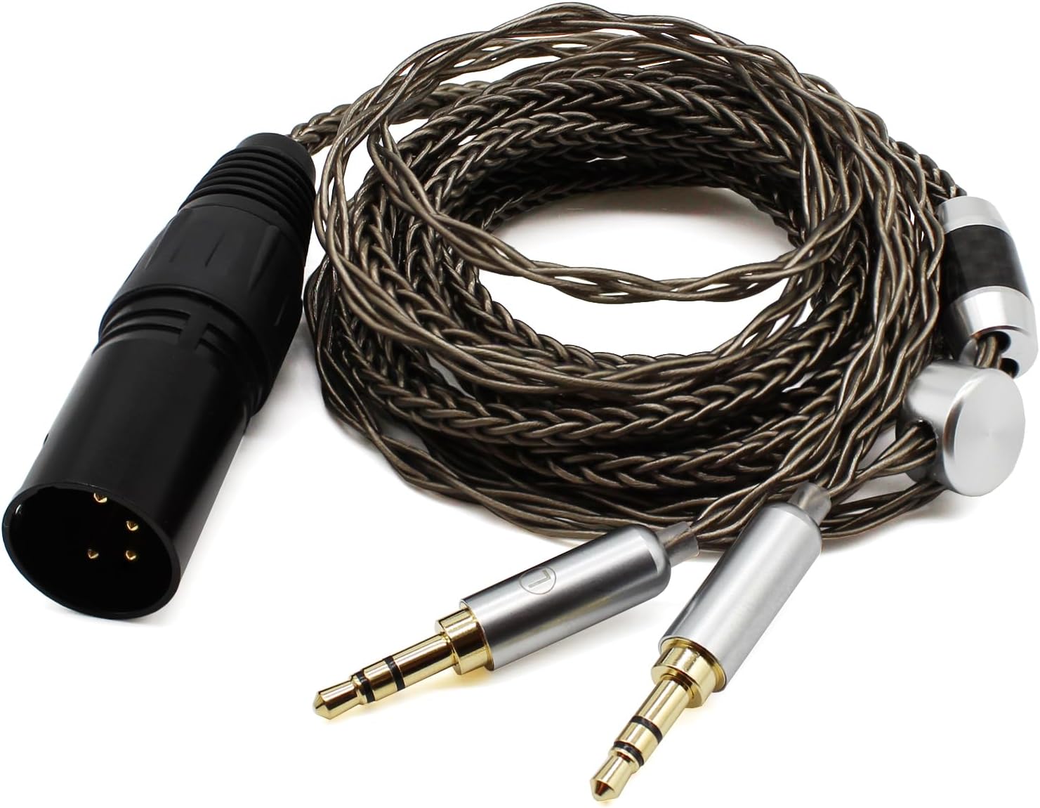 4 Pin XLR to Dual 3.5mm Male Version