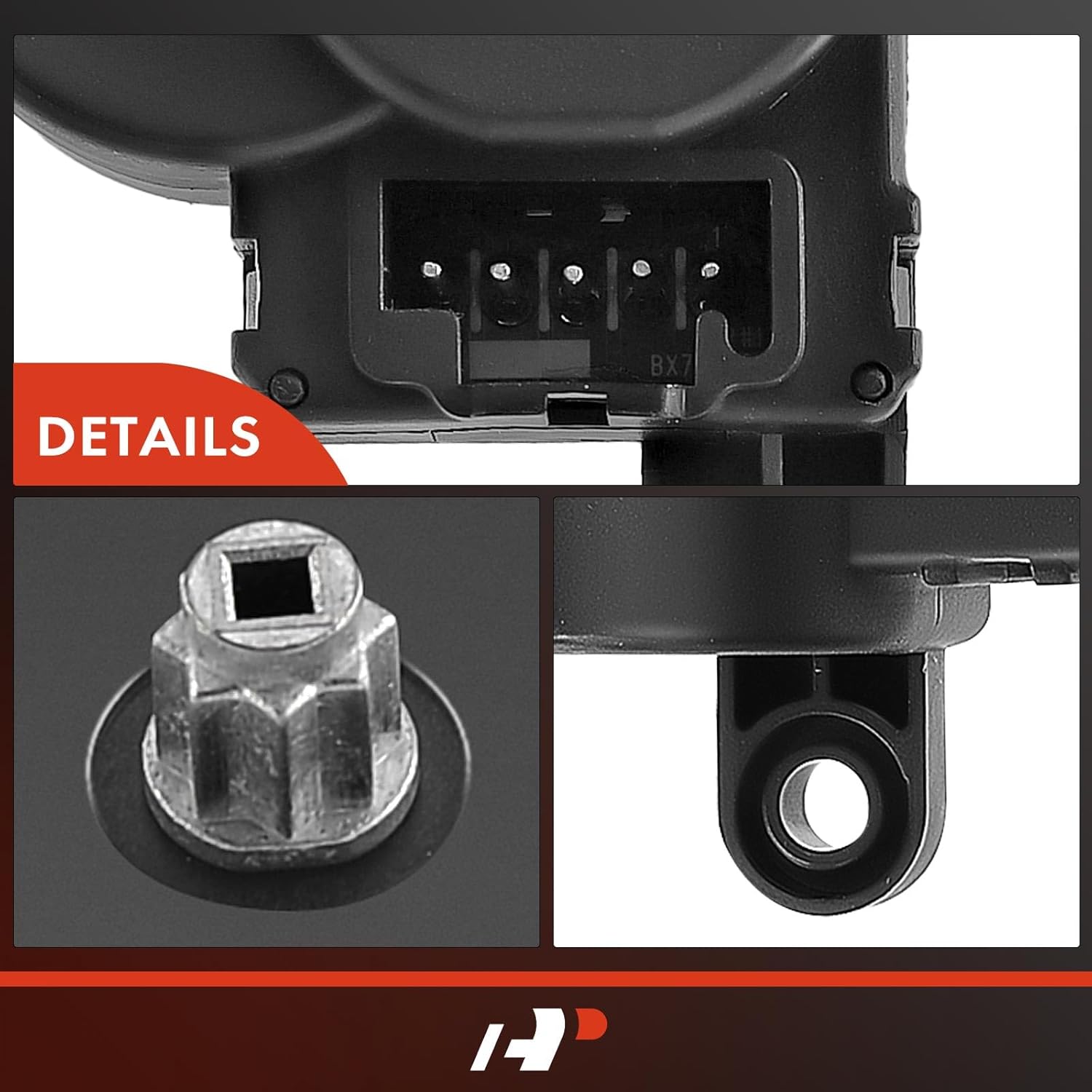 A-Premium HVAC Heater Blend Door Actuator, Compatible with Chrysler 300M, LHS 1999-2004, Concorde, Intrepid & Dodge Intrepid 1998-2004, Sedan, Main, Mode Actuator, Replace# 4734772AD