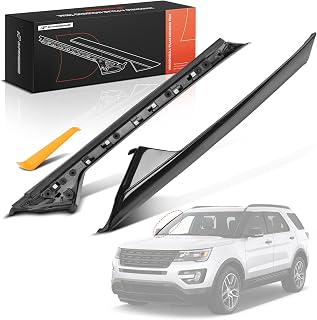 A-Premium - A-Pillar Windshield Molding - Front Right Passenger Side Trim Outer & Inner - Compatible with Ford Explorer 2011-2018 - 4 Door Utility - Replace BB5Z-7803136-AA, BB5Z-7803144-AA