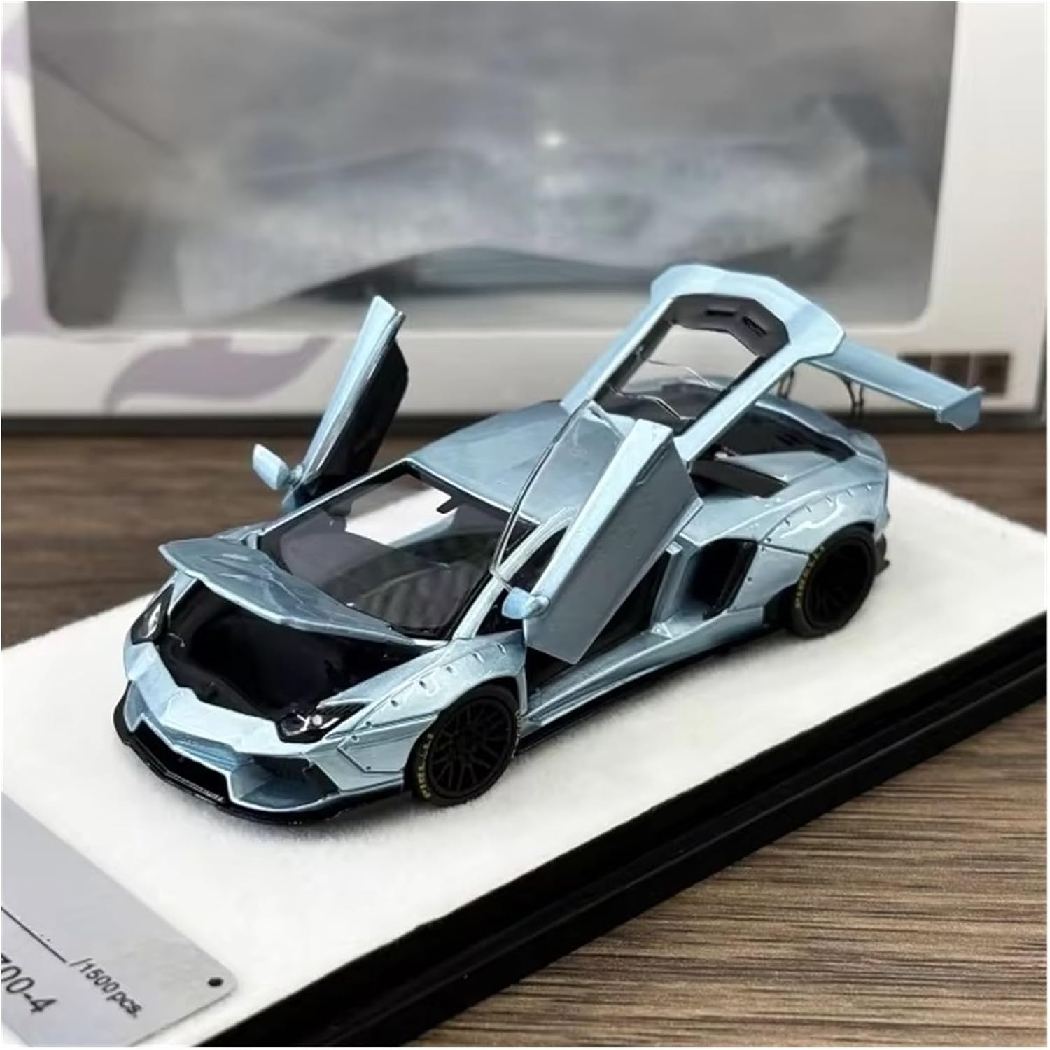 1/64 for LP700 Ice Blue Color Diecast Model Car Collection Gift(No Box)