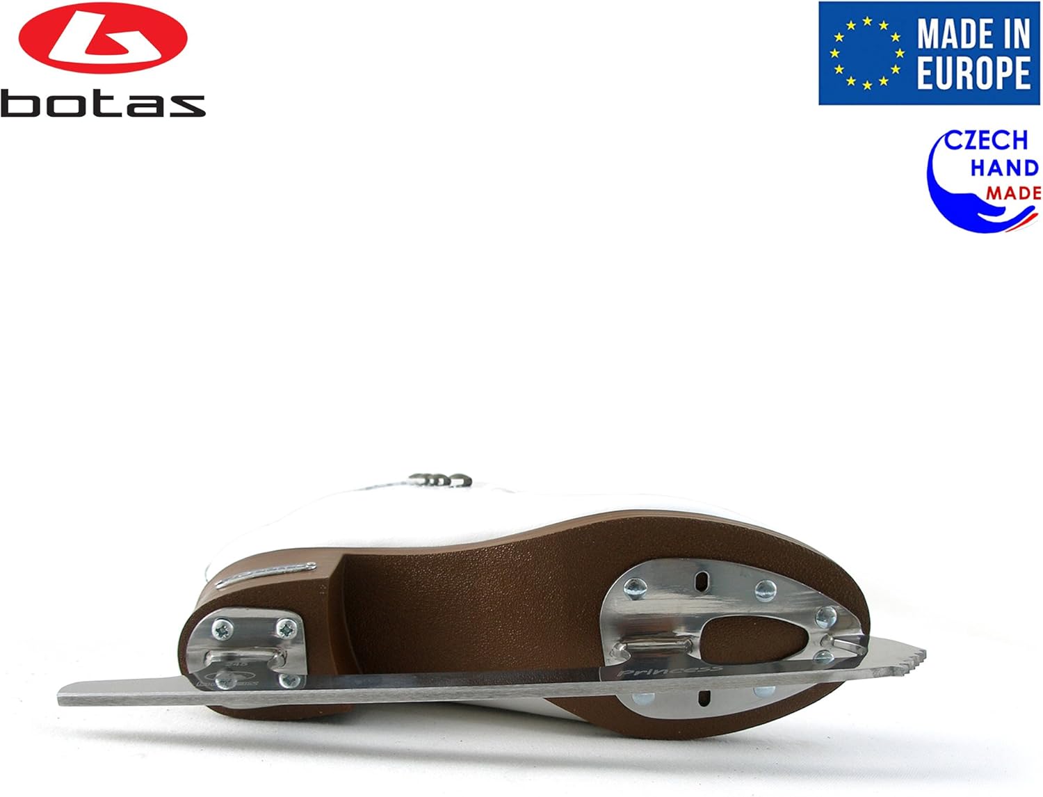 Botas - Model: Cindy/CEZAR/Made in Europe (Czech Republic) / Ice Skates/Women, Girls, Men, Boys, Kids/Leather/Stretchy Cuff/Spirit Blades