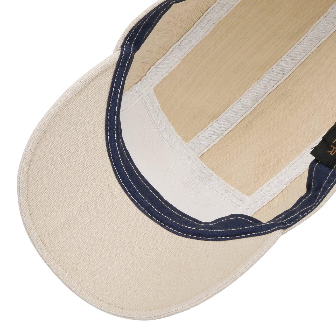Mayser Czapka z Daszkiem Bawełniana SpeedyMężczyźni - Made in the EU przeciwsloneczna baseball cap na lato daszkiem, Zapięcie rzepy wiosna-lato - 58 cm jasnobeżowy