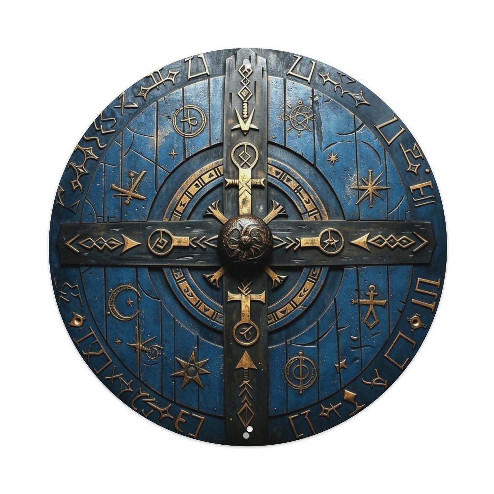 Mystical Astrology Zodiac Metal Tin Sign Plaque