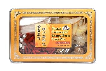 Herbal Codonopsis Energy Boost Soup Mix Soup Base Soup Made Easy! 3-4 Servings 6oz