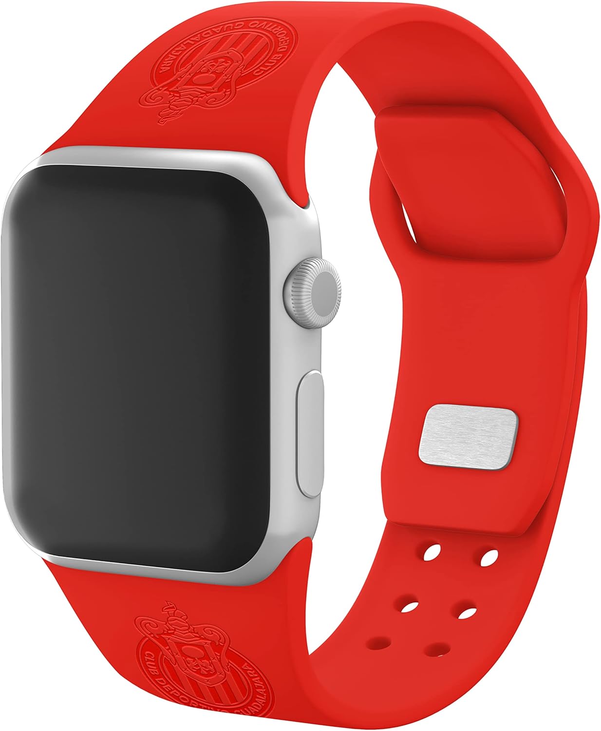 Affinity Bands Chivas de Guadalajara Engraved Silicone Sport Band Compatible with Apple Watch