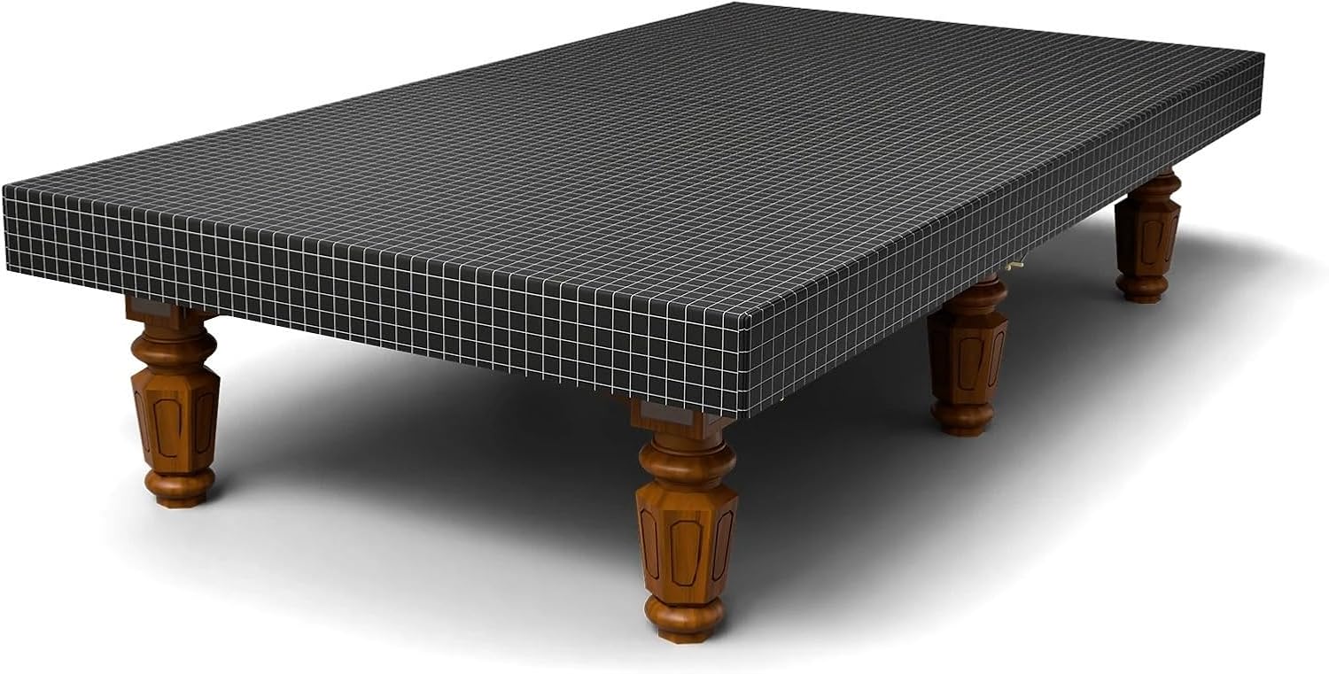 Pool Table Cover Heavy Duty Billiard Pool Table Cover Waterproof & Tearproof Dustproof Air Hockey Covers for 7/8/9FT(234x132x21cm)