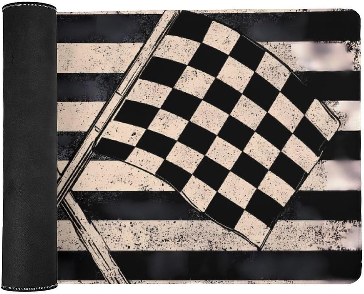 U.S.A. Racing Flag Desk Mat Gaming Mouse Pad Accessories Non-Slip 40x90cm image 3