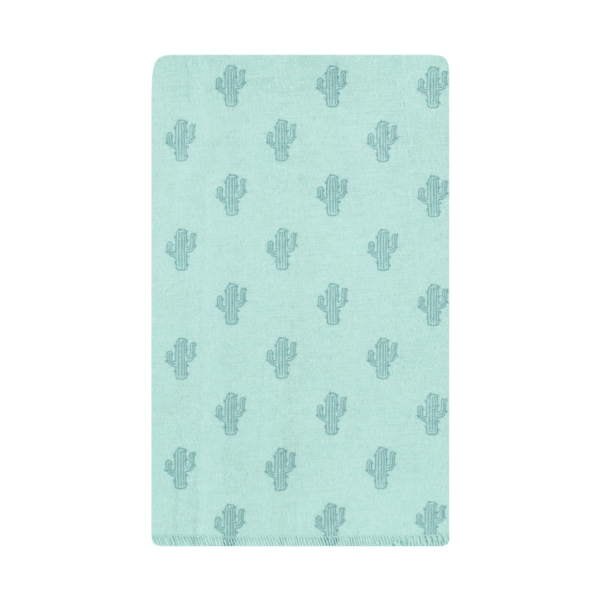 Hudson Baby Pack de 10 ropa de franela de algodón para bebé, diseño de cactus, talla única