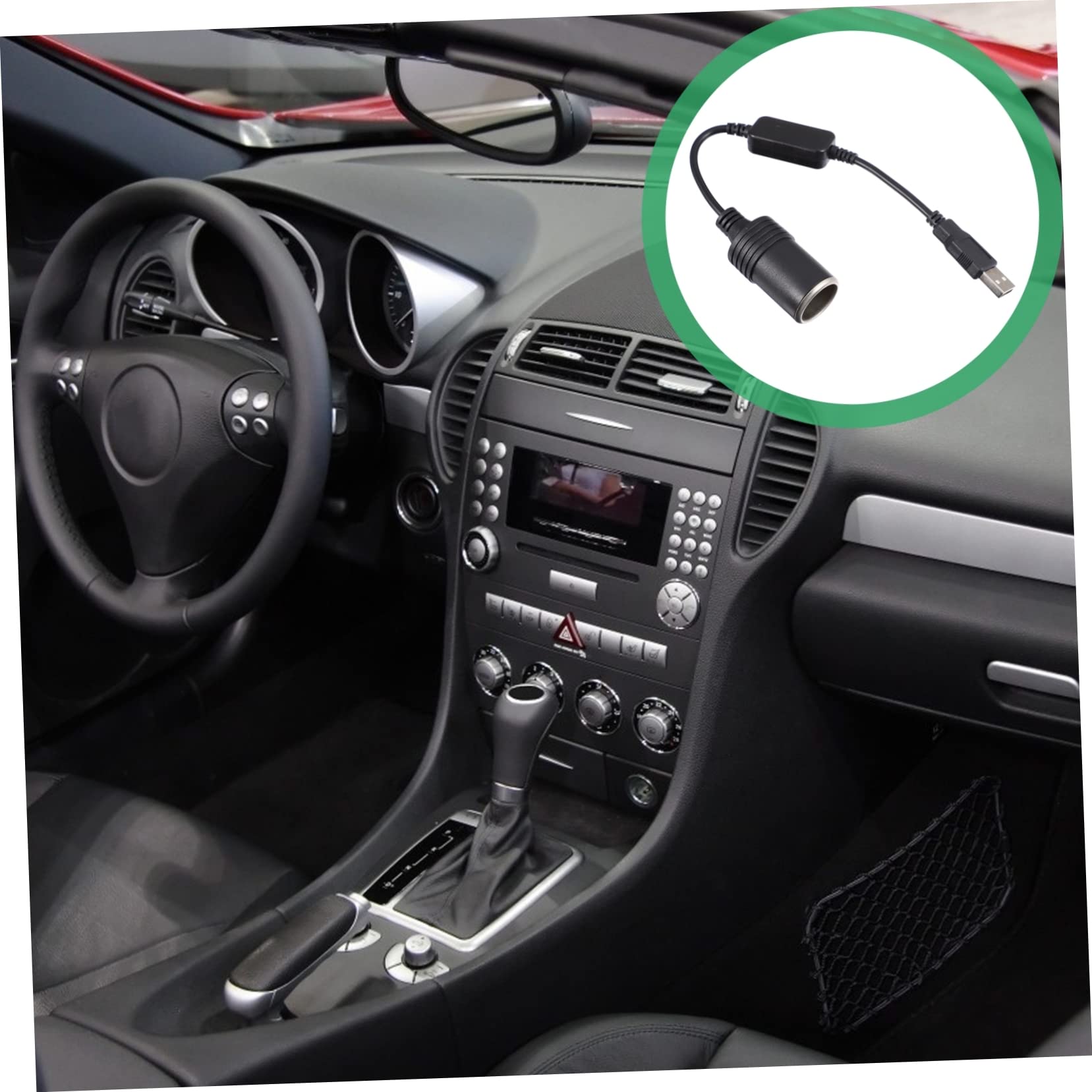 5pièces Adaptateur USB vers Prise Allume- pour Enregistreur De Conduite Chargeur Pratique pour Voiture avec Design Spécial Et Artisanat