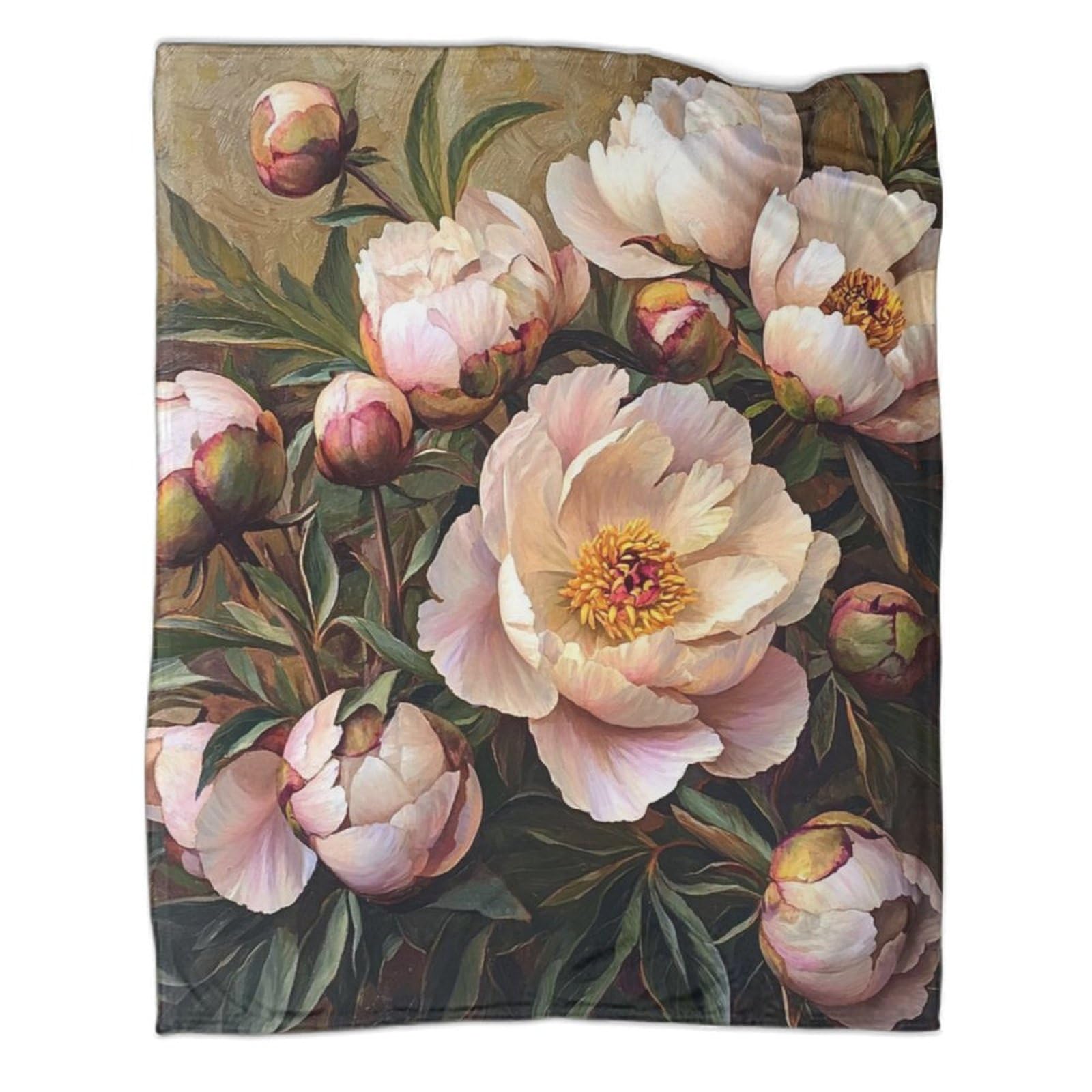 Qiacvydkz Style-12 Floral Plush Blanket 3D Floral Print Sherpa Blanket 3D Wildflowers Design Bed Blanket Soft Warm Microfiber Sport Bedding For Bed Couch 50X60inch(127X152cm)