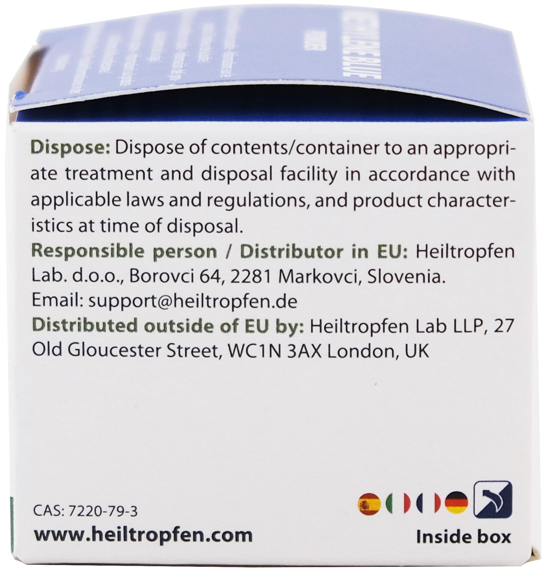 Polvere di blu di metilene 10 g | Purezza ultra elevata | Ingredienti di grado farmaceutico USP - Testati da terze parti | Senza formaldeide | Cucchiaio incluso | Heiltropfen®