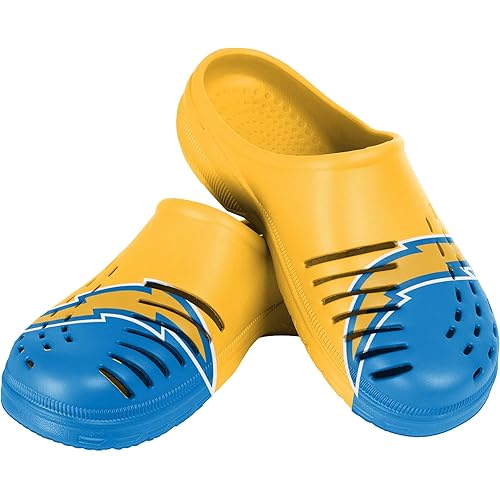 FOCO Mens NFL Team Logo Garden Water Sandals Shoes Slipper Clogs