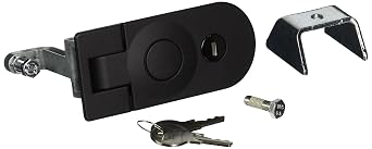 Southco C5-31-45 Black Powder Coated Zinc Alloy Sealed Lever Compression Latch, Adjustable Grip