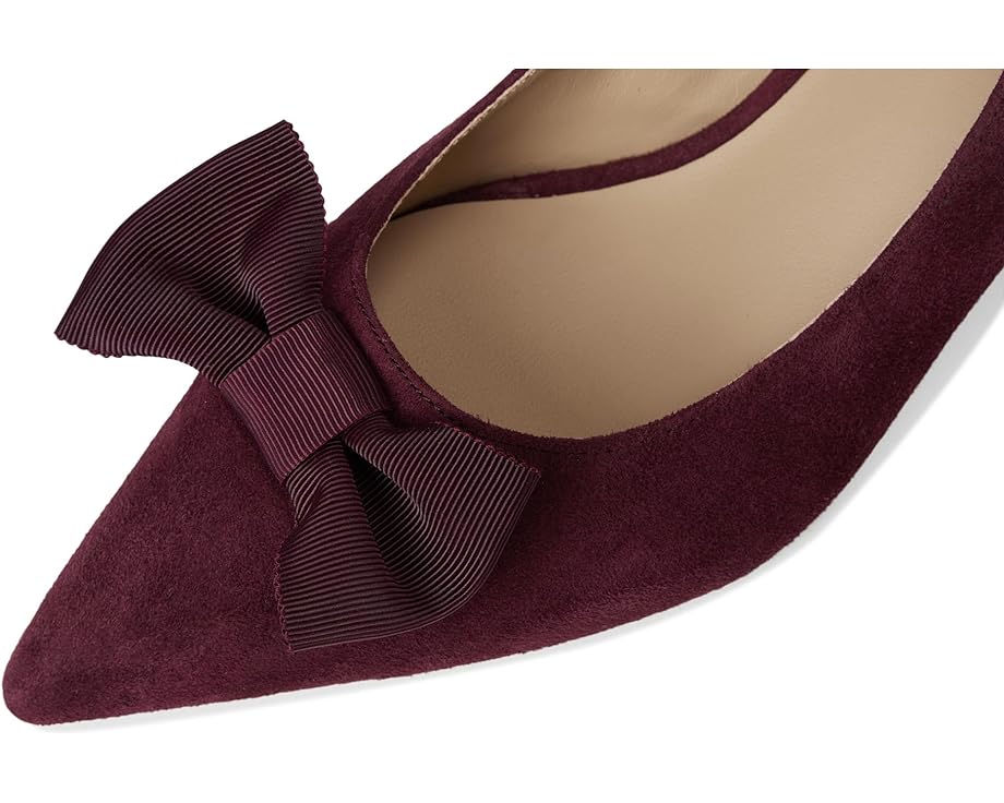 Lauren Ralph Lauren Adrienne Bow-Trim Suede Pumps - Right View