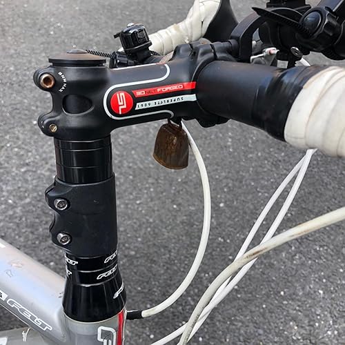 Vista 28 de TRIWONDER Adaptador de vástago de bicicleta para MTB, BMX, bicicletas de montaña, elevación de cabeza de aleación de aluminio 01 Negro