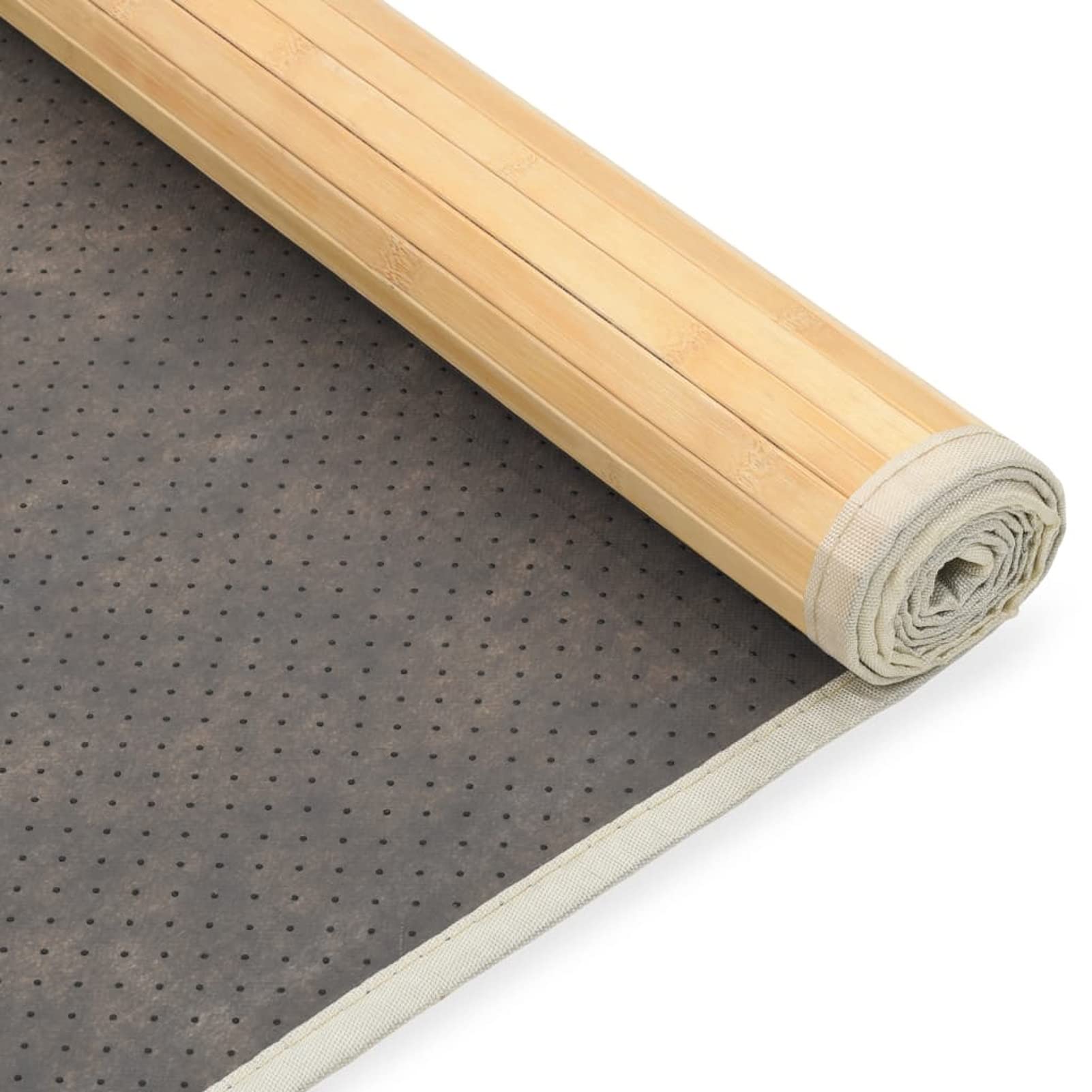 MOONAIRY Alfombra de bambú, Alfombra De Baño, Alfombra Baño Antideslizante, Tarima Baño, Alfombra Banos, 80x300 cm Natural