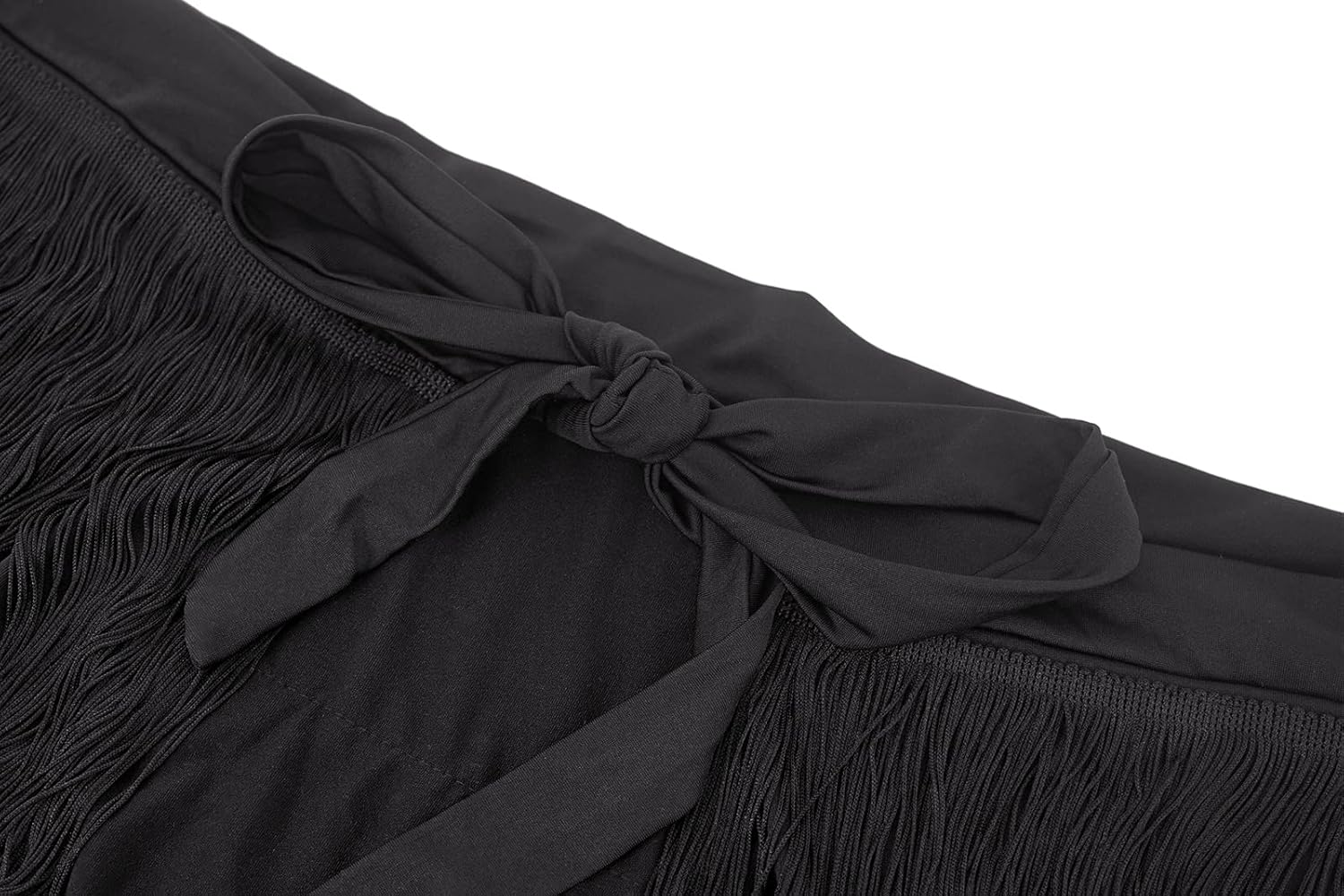 Dance Latin Ballroom Skirts for Women Tango Salsa Fringe Swing Hip Scarf Rumba Irregular Hem Dancewear - Image 4