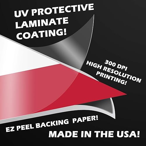 Miniatura 2 de Paquete de 2 calcomanías de la bandera del estado de Texas  5 x 3 pulgadas  Vinilo de alta calidad  PD349