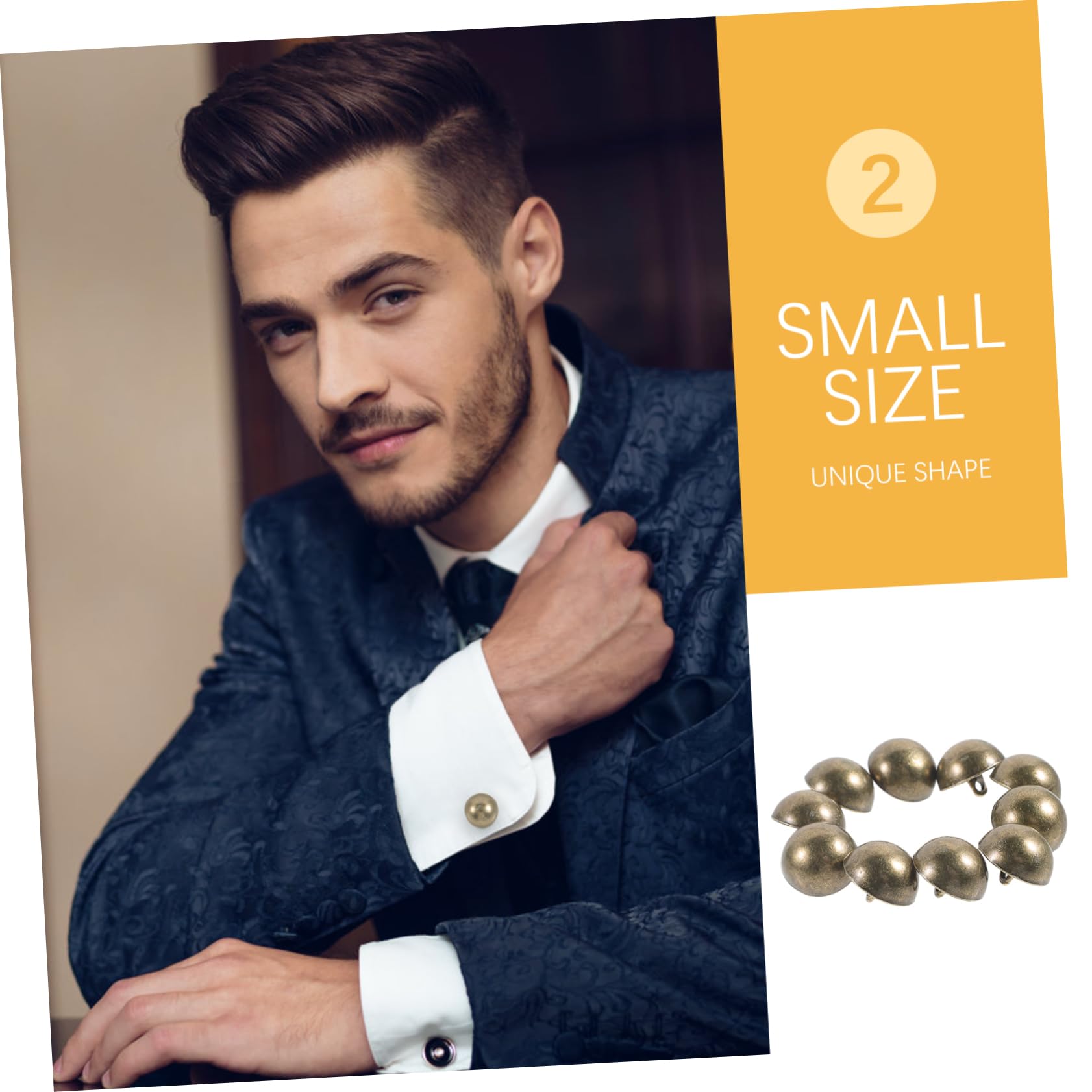 SHINEOFI 5 Set Bottoni in Metallo Bottoni Da Cucire Bottone Dei Jeans Bottone Per Jeans Per Pantaloni Rotondi Da Cucire Sostituzione Per I Pulsanti Lega 50 Pezzi*5