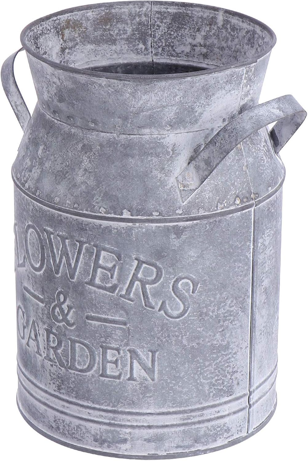 JUMPLAWN Retro Blumeneimer Im Milchkannen-Design - Rustikale Vase Für Garten & Wohnung