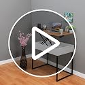 Image of INVISIBLE BED - Hydraulic Height Adjustable Table (3x2 ft): Study Table /Laptop Table /Office Table /Dining Table (Material: MDF Top with Metal Frame, Color: Dessert Walnut)