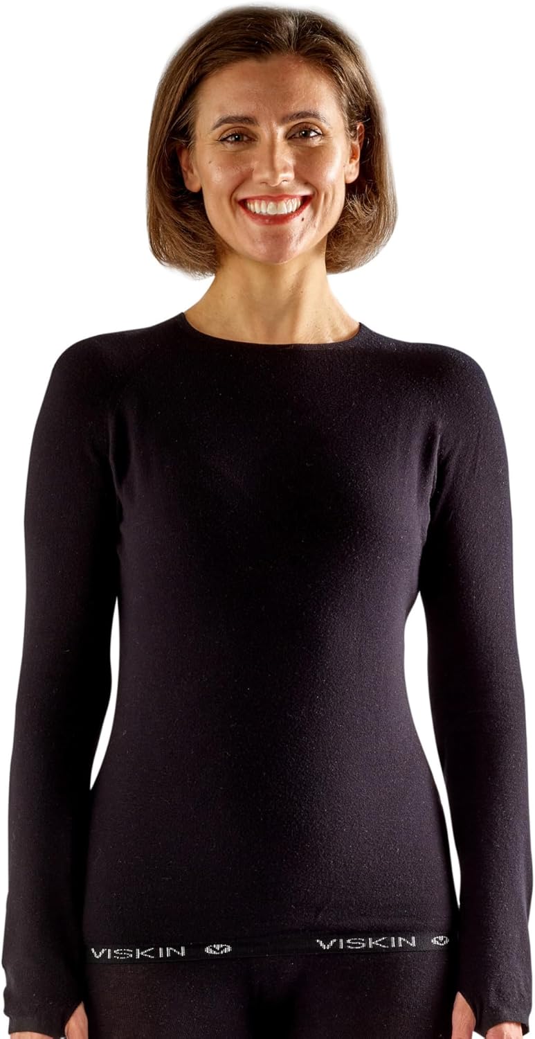 Viskin Adults Seamless Tops with Cooling Viscose Fiber - Gentle Under Layer Tops for Boys and Girls - Skin - Comfort