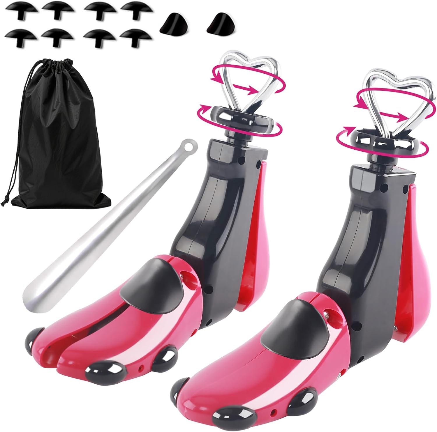 LANNEY Shoe Stretcher Women Men, Boot Stretchers 4-Way Shoe Tree Adjustable Widener Expander Unisex Boots Stretcher Wide Feet