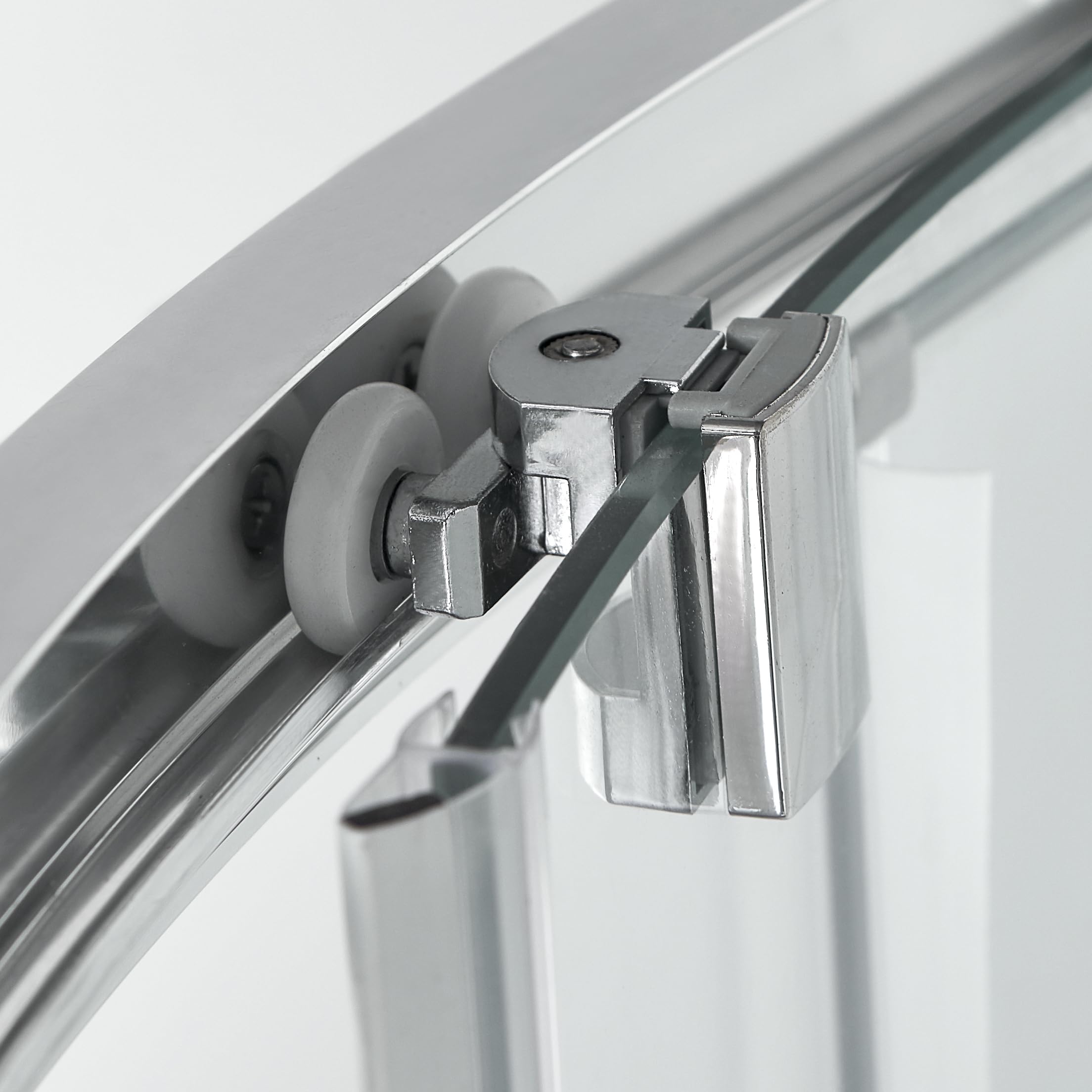 SANOTECHNIK Cabina de ducha completa AUSTIN 90 × 90 × 215 cm – Sistema de ducha todo en uno | Cristal de seguridad ESG, radio táctil, techo LED, chorros de masaje, montaje rápido y ducha completa |