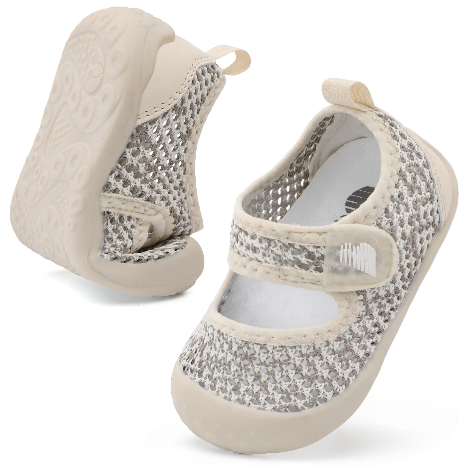 BARERUN Toddler Water Shoes Barefoot Water Shoes for Kids Baby Wide Aqua Socks with Arch Support Quick-Dry Breathable Boys Girls Sandals Walking Shoes for Beach Swim Pool Shoes