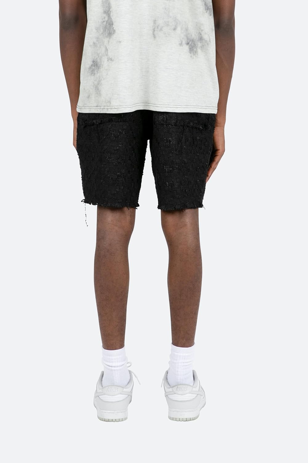 mnml Mens Men's Raw Edge Shorts - Image 4